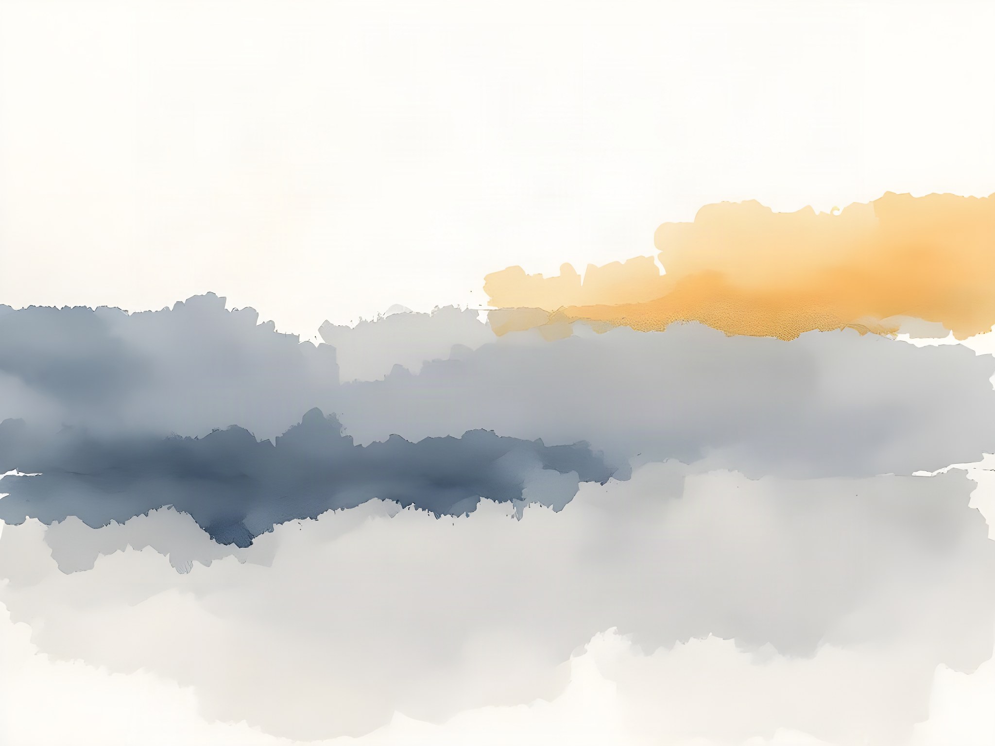 Chagall's Morning — luminous watercolour wash