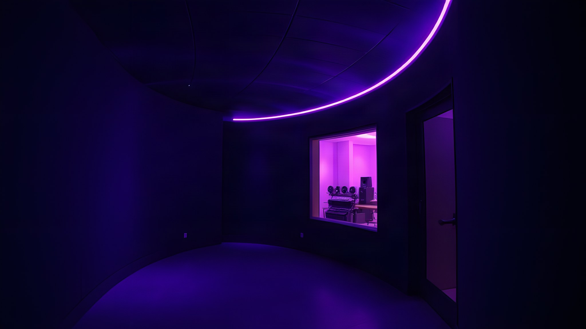 A listening party, shown as two moodboards