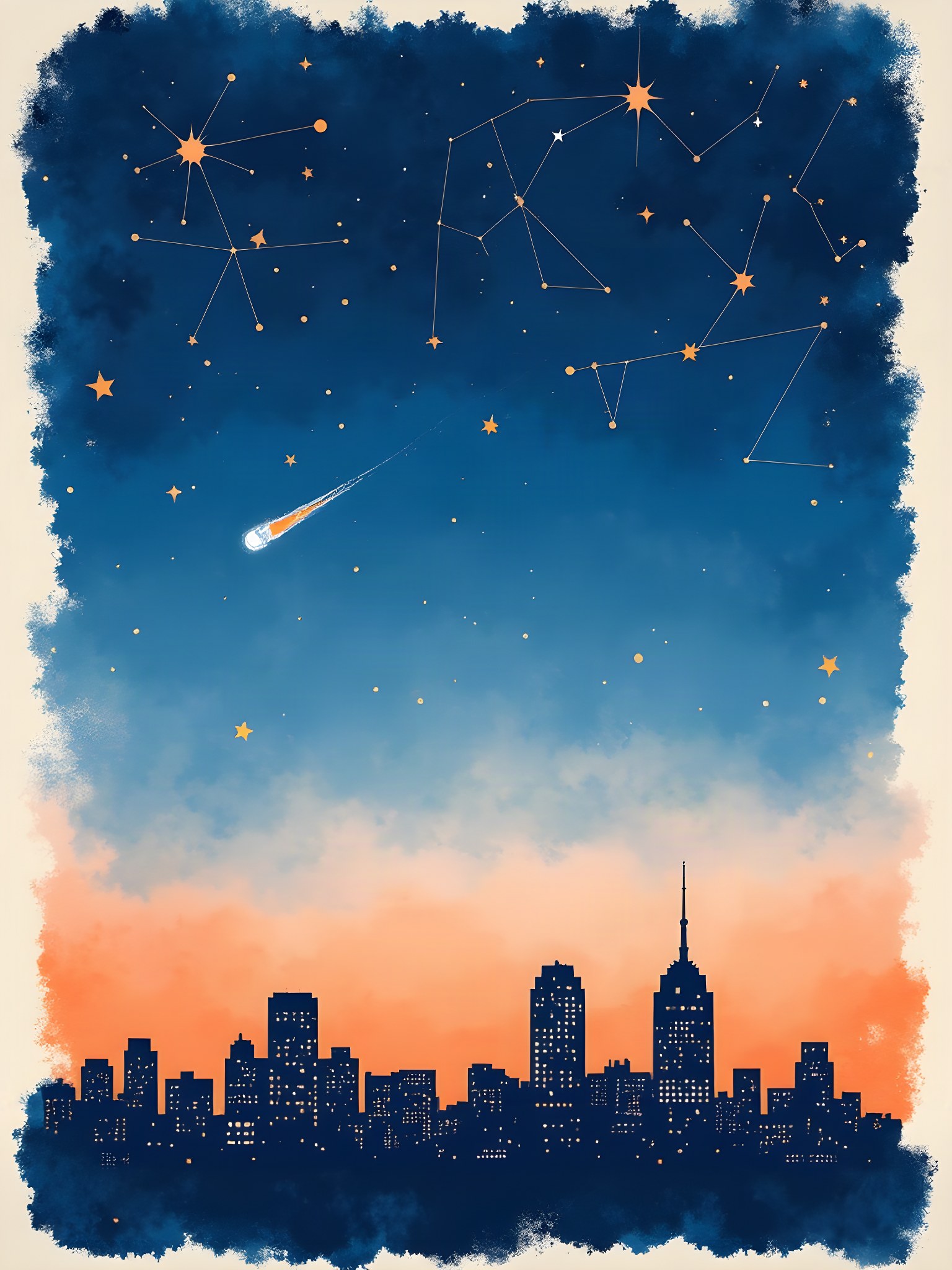 The Paper Sky — the painting this suite's approved direction was drawn from.