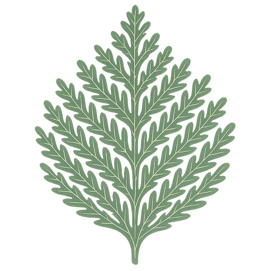 Cedar, drawn flat with hairline veins