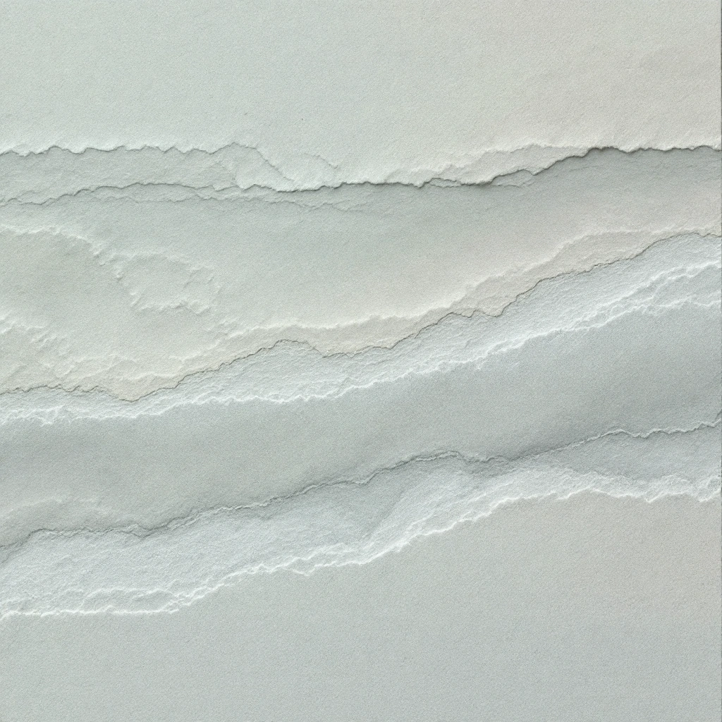 Macro of pale grey-green laid paper showing chain and laid lines