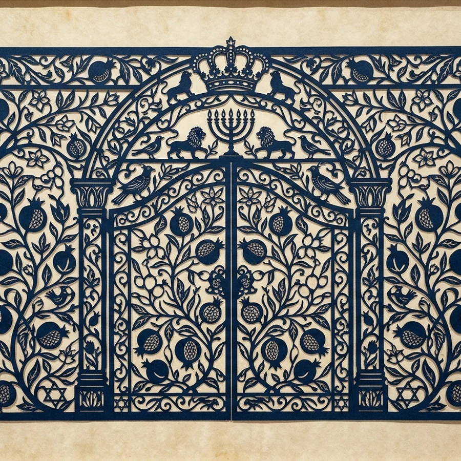 Bespoke Bar Mitzvah Stationery Suite — The Papercut Gate
