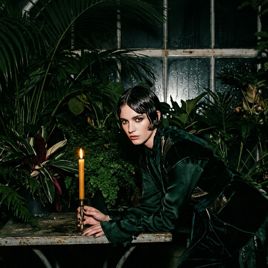 Bespoke brand launch stationery suite — After-Dark Botany