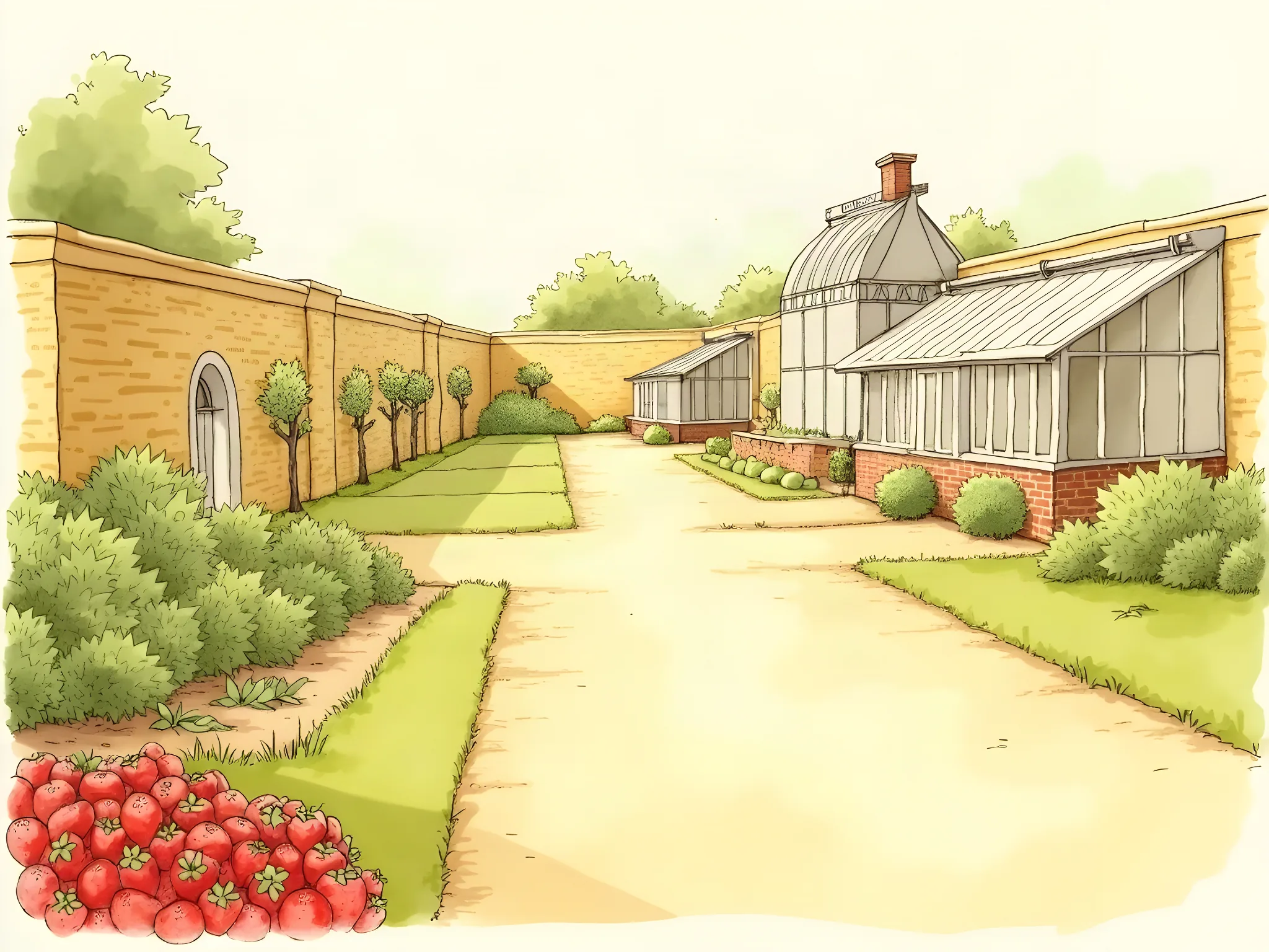 The Storybook Page — the painting this suite's approved direction was drawn from.