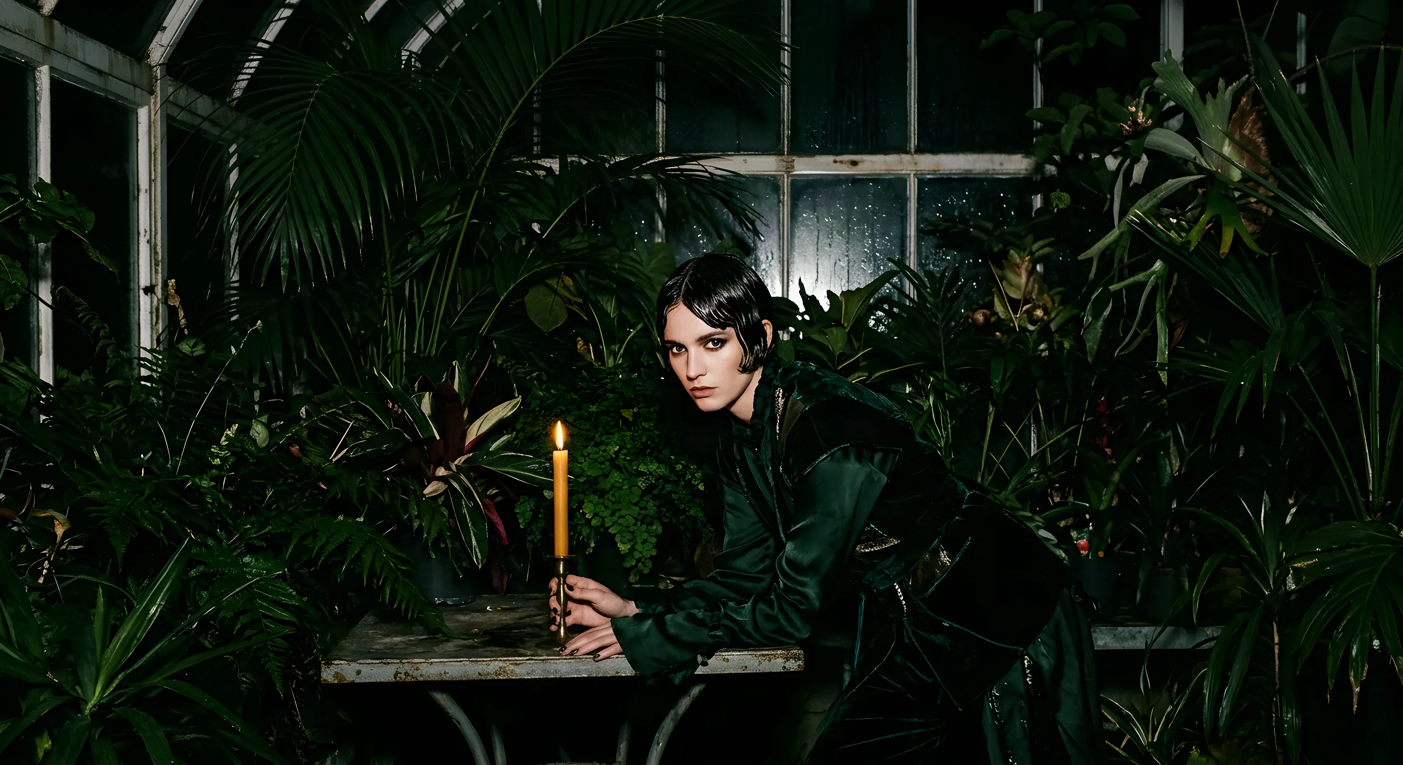 After-Dark Botany — the painting this suite's approved direction was drawn from.